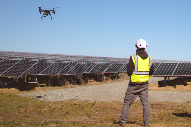 Els drons a la revolució de l'energia solar