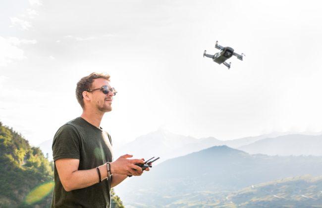 Piloto de drones audiovisual