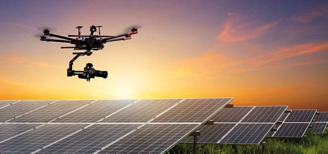 L'ús de drons per a l'energia solar